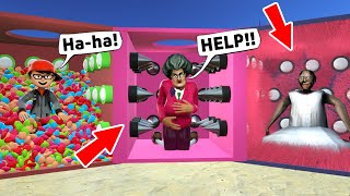 Challenge - Box with Surprise! Granny vs Scary Teacher 3D vs Nick - funny horror animation (p.149)