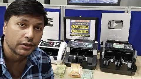 Top 3 Best Note Counting Machines with Fake Note Detector in India ✨