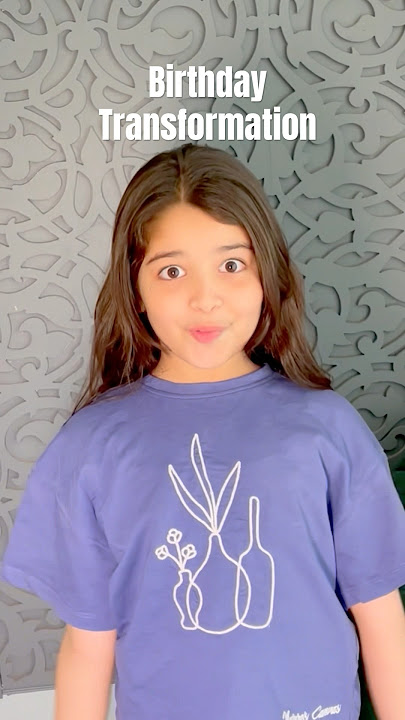 Aayat Arif ||Birthday Transformation ||#shortvideo #shorts #transformation #aayataarif #reel #cute