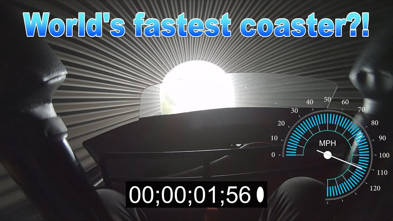 0-112mph in 1.56 SECONDS?! - Fuji Q Highland in 4K (Dododonpa POV)