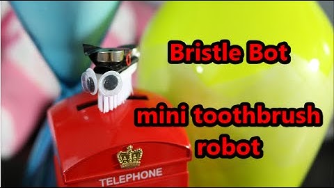 Mini Bristle Bot Toothbrush Robot