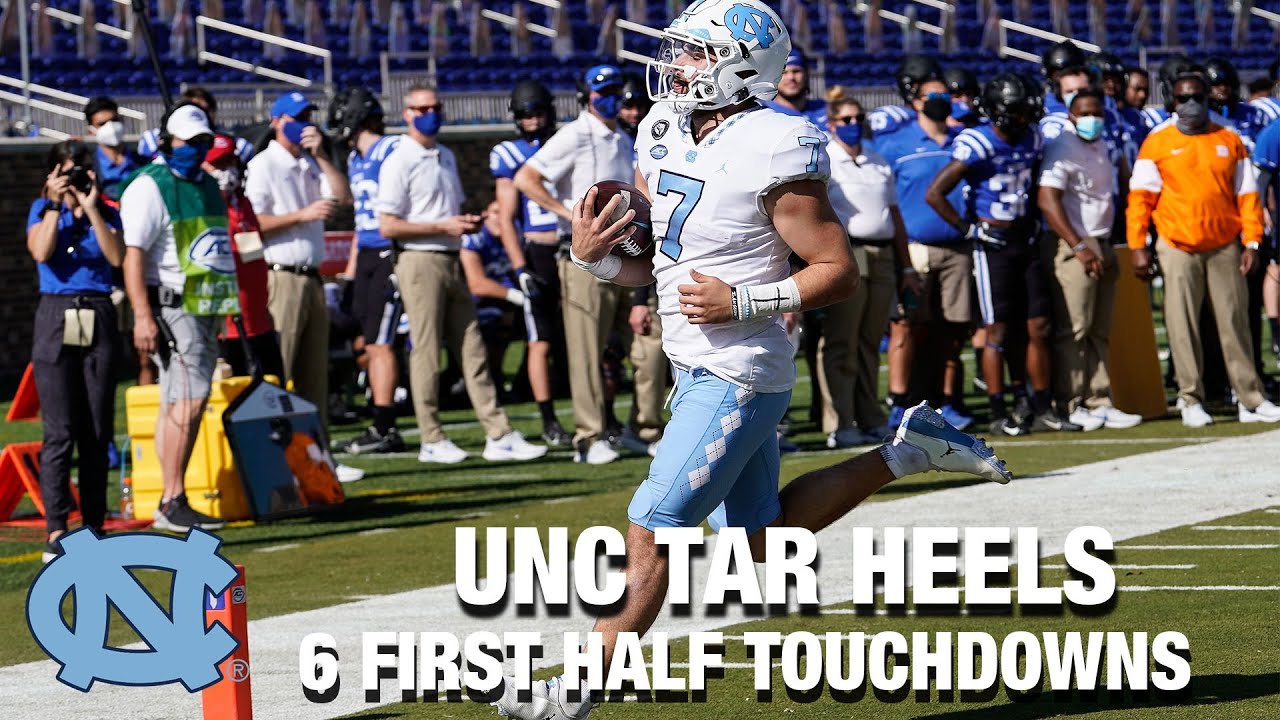 Video: UNC Goes Off For 6 First-Half Touchdowns vs. Duke