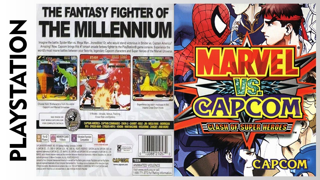 Marvel vs. Capcom: Clash of Super Heroes (PLAYSTATION) - YouTube