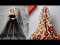 DIY Gorgeous Barbie Dresses |Barbie doll Hacks and Crafts | Doll dress making