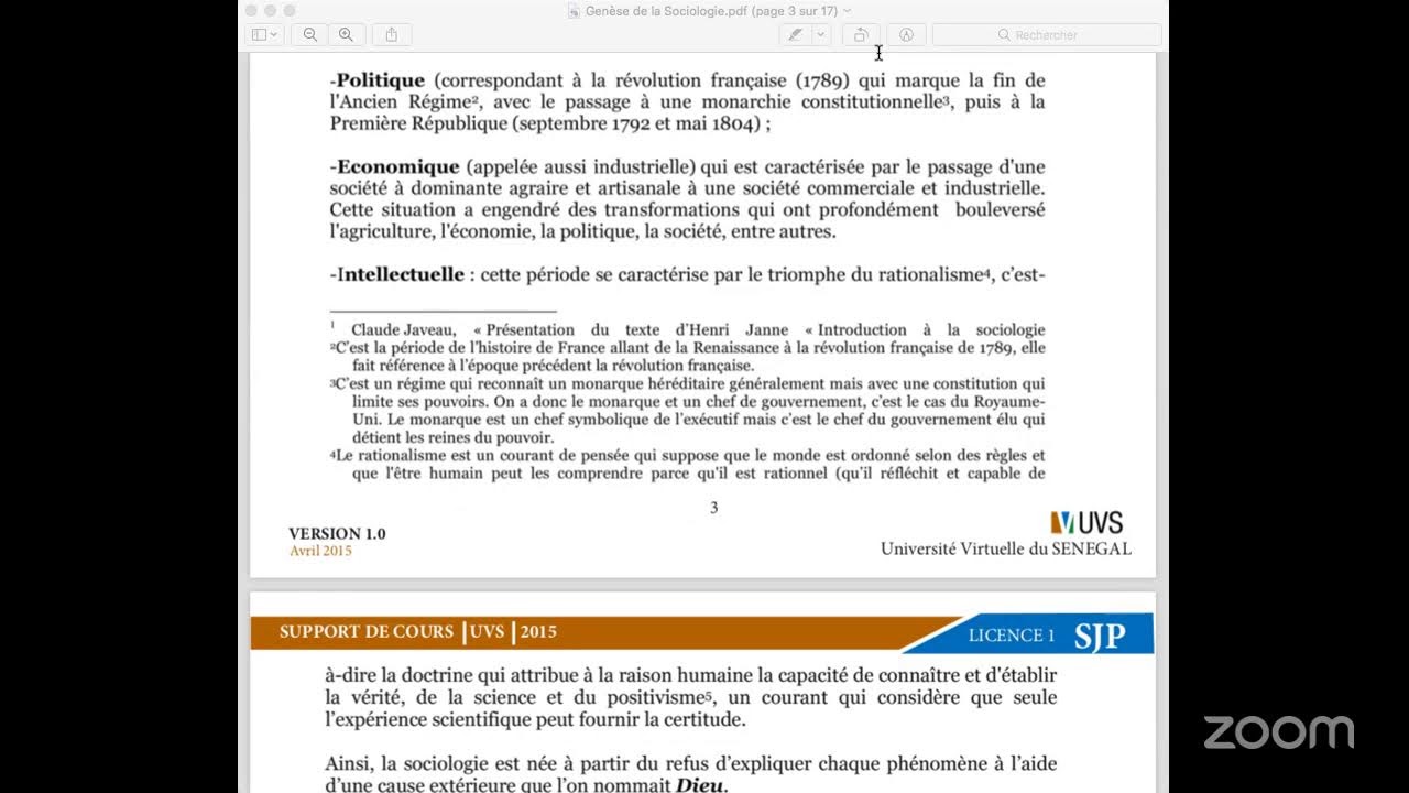 CM-AES-P12S1 -01 "Sociologie générale  "