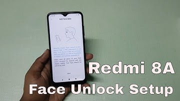 Redmi 8A Face Unlock Setup & Working
