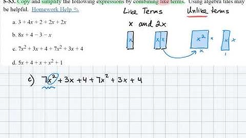 5-53 CC2 CPM Combining Like Terms