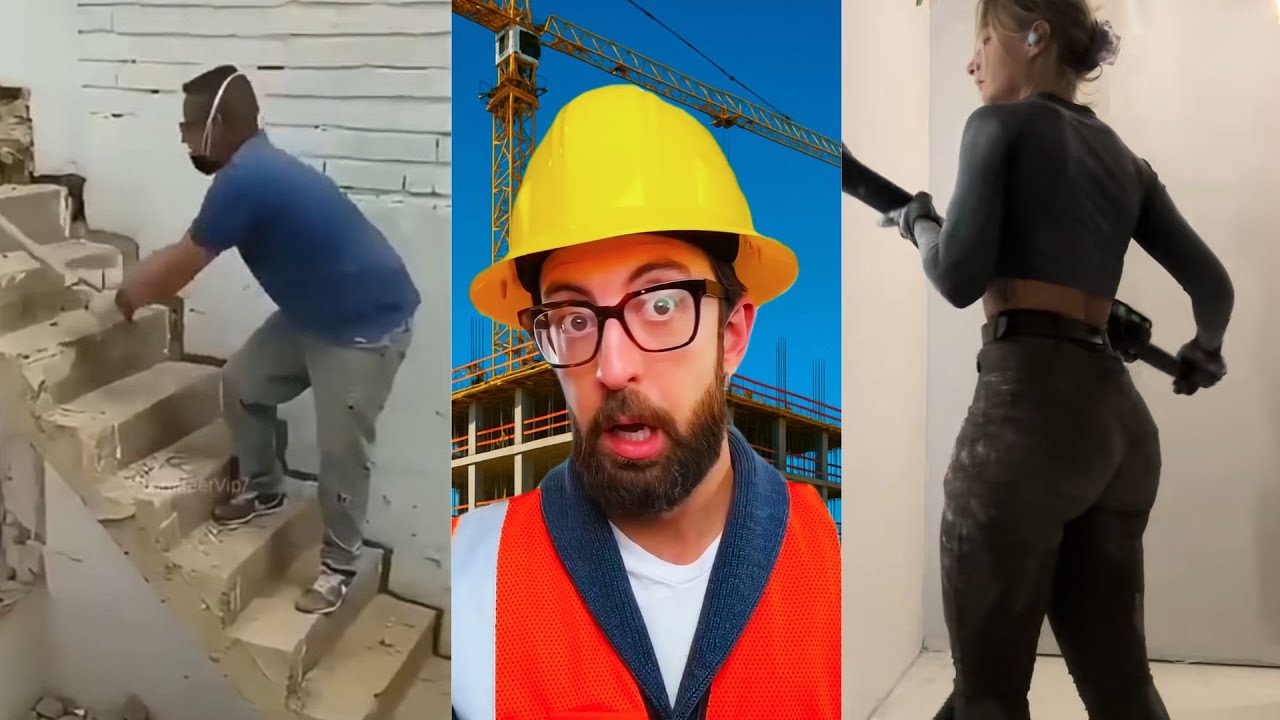 Мистер Адамс пытается не рассмеяться: ляпы строителей на стройплощадке!