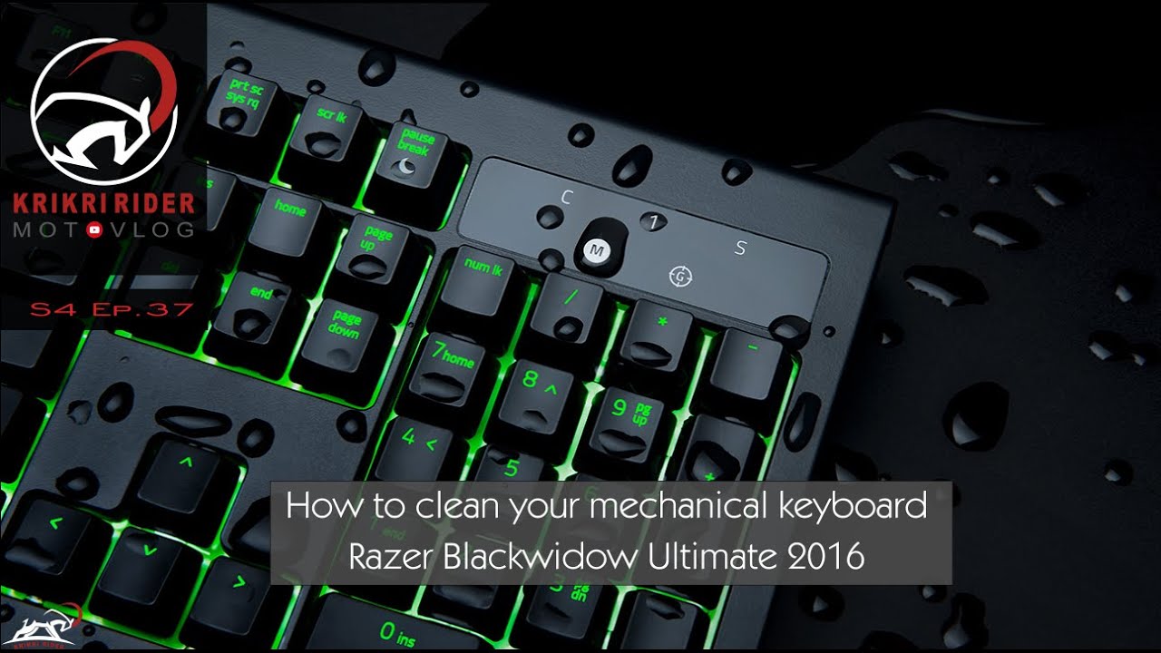 How to clean your Razer Blackwidow Ultimate mechanical keyboard | S4, Ep.37  - YouTube