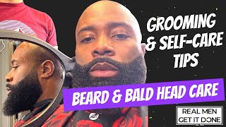 Bald Head Care for Black Men | Black Mens Grooming &amp; Self Care Tips