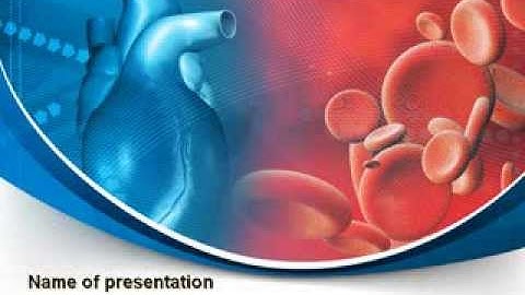 Circulatory System PowerPoint Template by PoweredTemplate.com