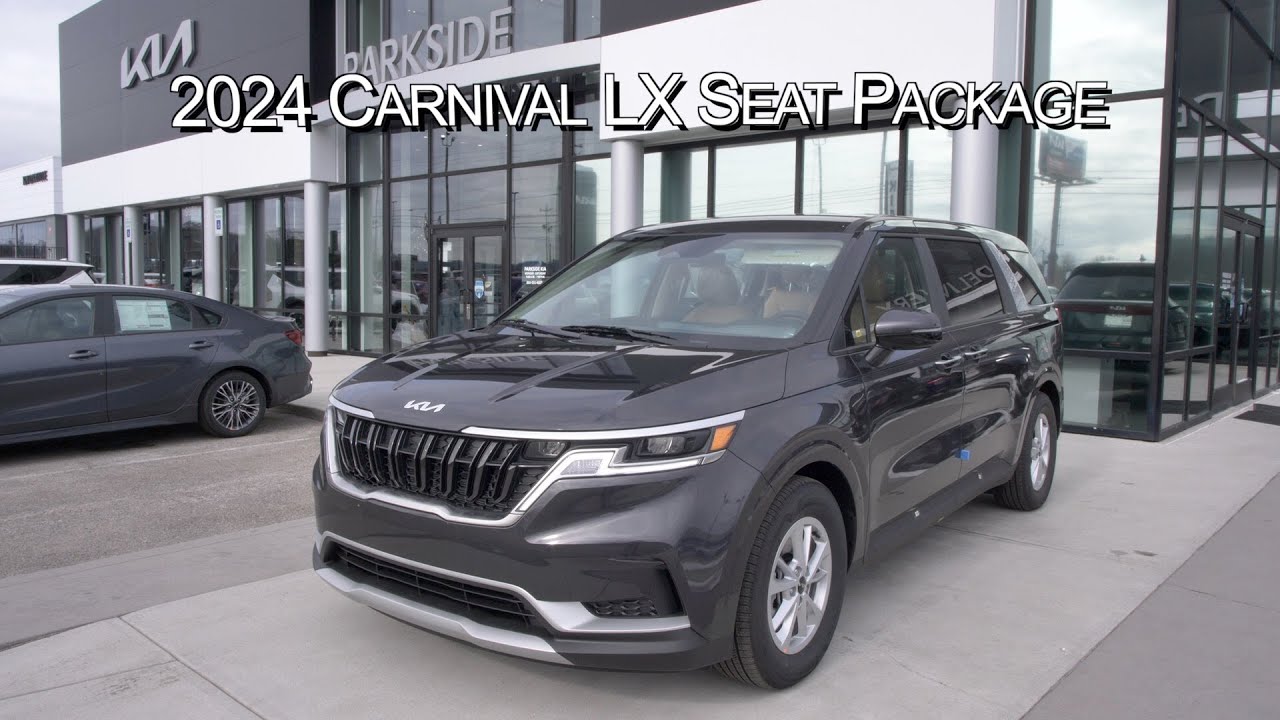 New 2024 Kia Carnival LX Seat Package at Parkside Kia YouTube