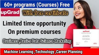 UpGrad free courses with certificate | 60+ courses with certificate screenshot 4