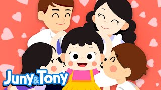 Families | I Love My Family | Family Songs | Kids Songs | Nursery Rhymes | JunyTony