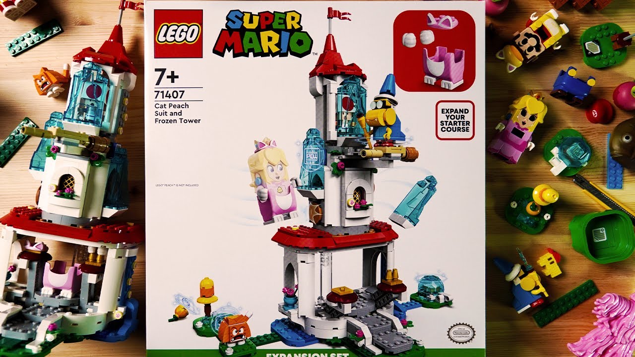 Cat Peach Suit and Frozen Tower Expansion Set 71407【Lego Super Mario】ネコピーチ  パワーアップ と こおったとう チャレンジ