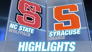 NC State vs Syracuse | 2014 ACC Football Highlights