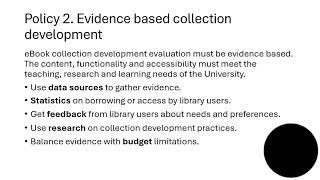 Collection Development Policy   eBooks