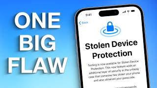 How to Fix the FATAL FLAW in iPhone's New Security Feature