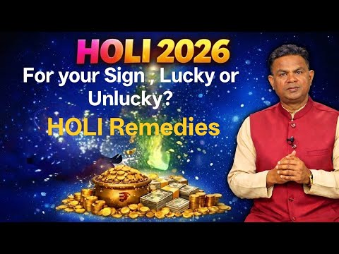 Holi 2026 Date & Holika Dahan Kab Hai? Bhadra, Chandra Grahan Timing | Ashok Aacharya