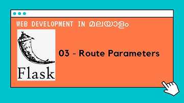 #3 Route parameters | Web development in Malayalam with Python Flask