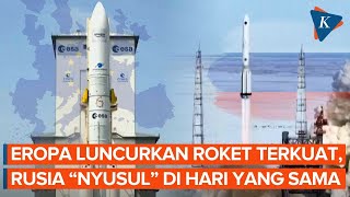 Detik-detik Roket Terkuat Eropa Ariane 64 Lepas Landas, Rusia Tak Mau Kalah
