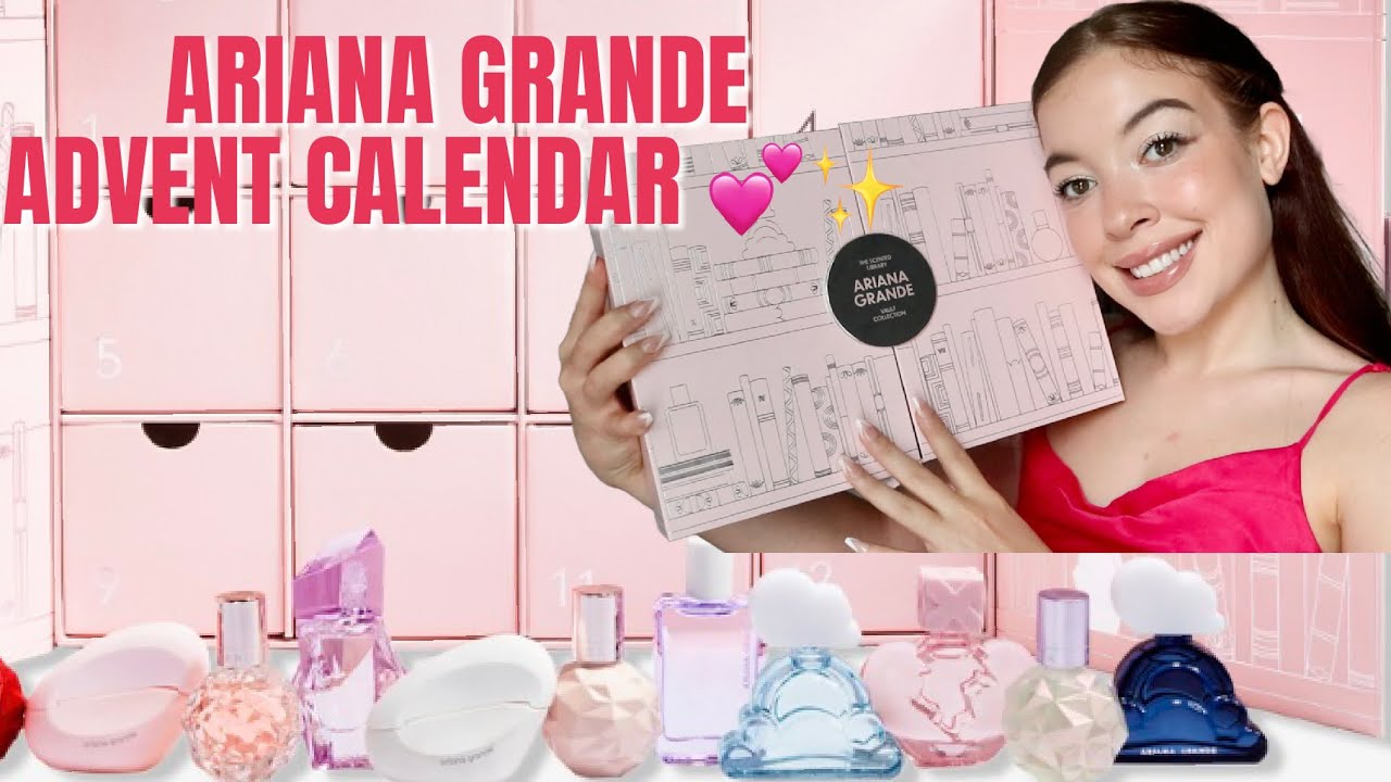 ARIANA GRANDE ADVENT CALENDAR  ARIANA GRANDE SCENT LIBRARY VAULT COLLECTION  ! 