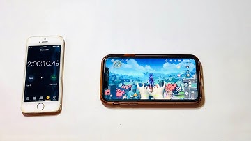 iPhone Xr - Battery Life Test Playing Genshin Impact (Lowest Graphics, 60 FPS)