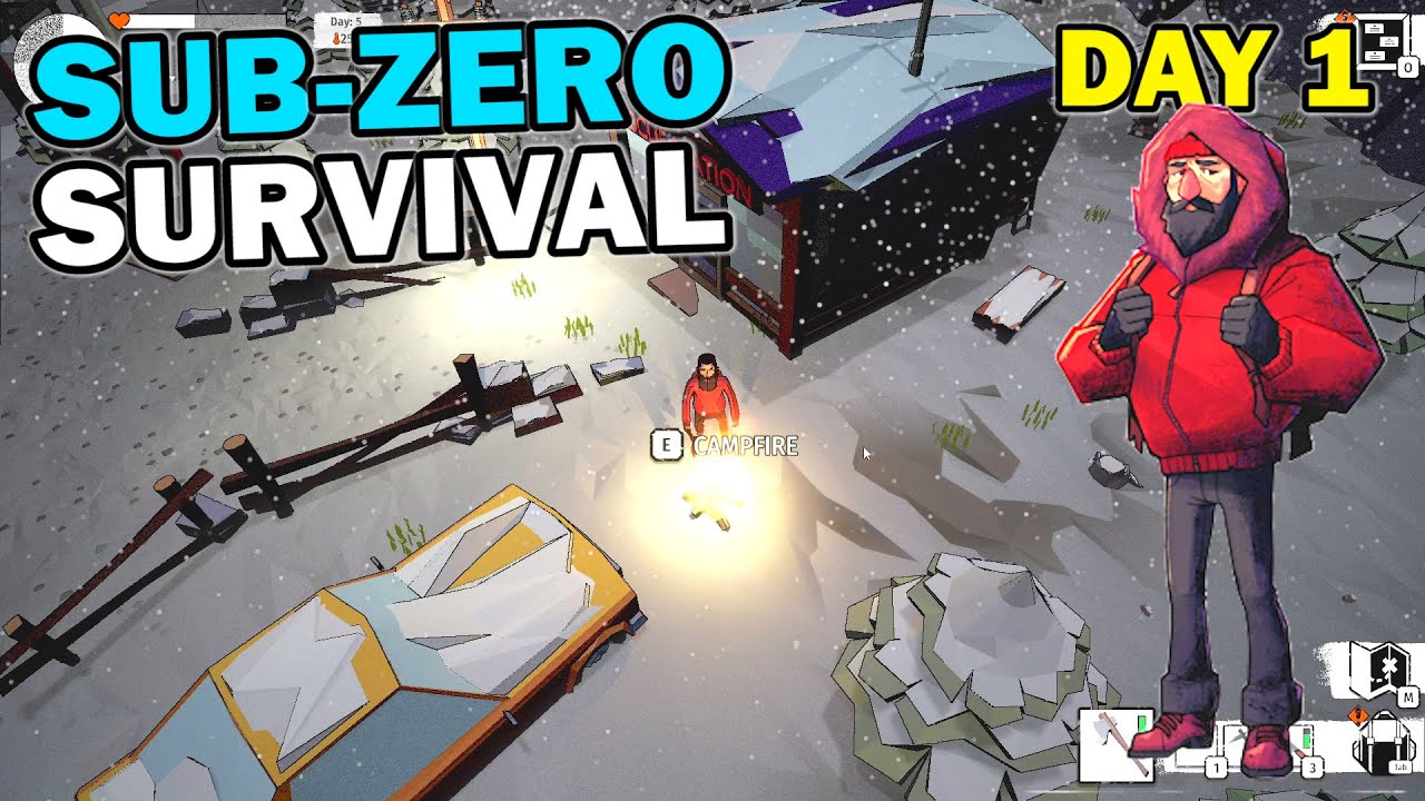 DAY 1 in this BRUTAL Winter Survival Game! - ANGST - A Tale of Survival Gameplay