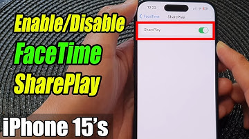 iPhone 15/15 Pro Max: How to Enable/Disable FaceTime SharePlay