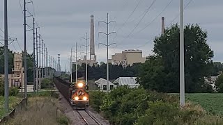 UP 1983 Western Pacific Heritage Unit Leads Empties Pulling from Edgewater 8-28-2024