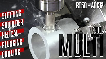 We machined aluminum with an all-round cutter!  #cnc #machine #engineering #tools