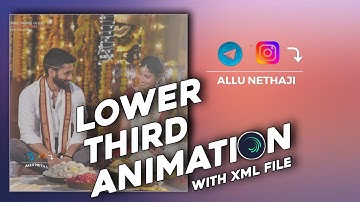 Trending Lower Third Animation | RNS TUTORIAL
