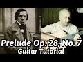 Prelude Op. 28, No. 7 | Frederik Chopin | Acoustic Guitar Lesson | NBN Guitar