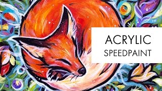 Midday dream ~ acrylic speedpaint