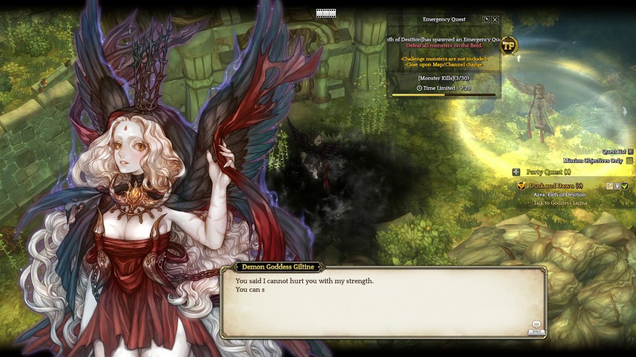 Tree Of Savior  [TOS]  : Last quest lv map Path of Desition