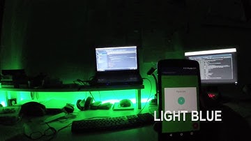 Android + Arduino voice controlled RGB led strip