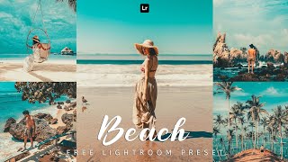 Beach Preset | Lightroom Mobile Preset Free DNG & XMP | lightroom tutorial screenshot 5