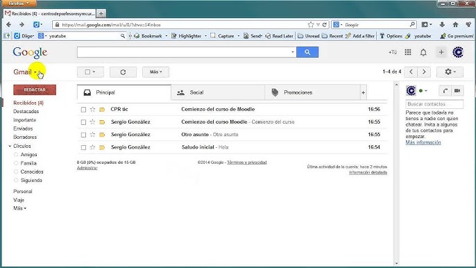Gmail: de entrada y mensajes - YouTube