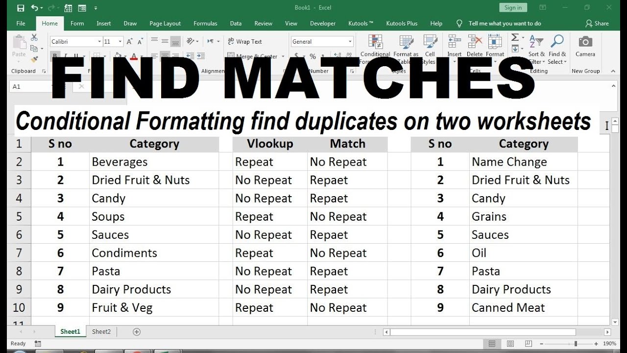 Even Faster Way to Compare 2 Lists in Excel [Quick Tip] » Chandoo