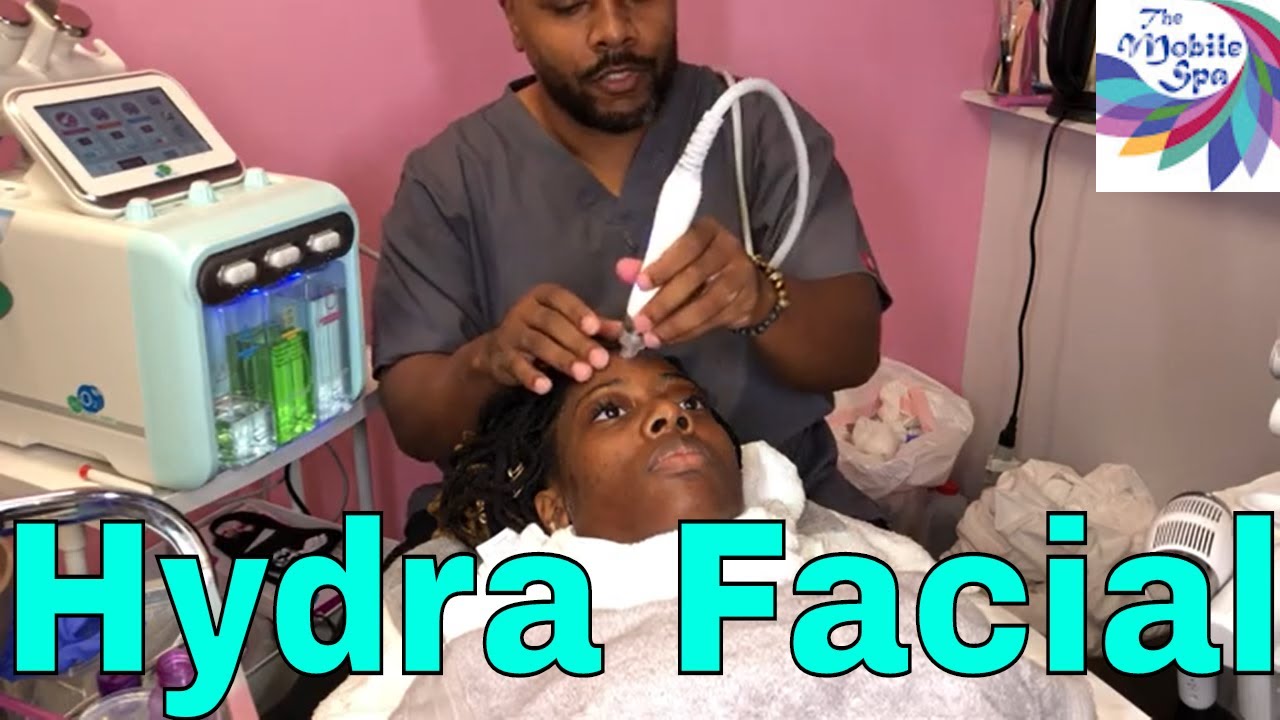How I use the hydra facial machine, combo treatments using basic esthetic steps Pt. 2