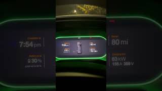 Polestar 2 adjusting charging limit