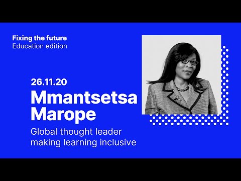 [EN] Fixing the future – Education edition | Mmantsetsa Marope