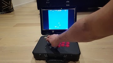 DIY arcade in a case - Retropie OS - Raspberey Pi - battery operated portable