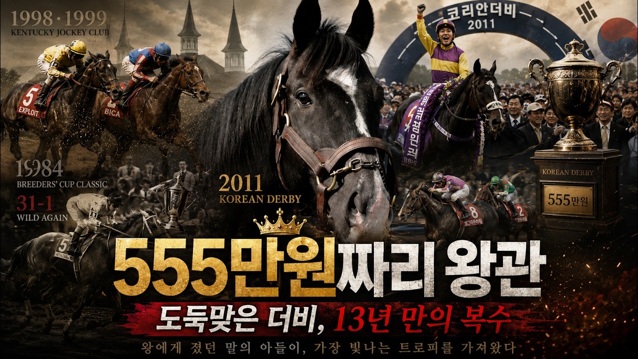 555만 원짜리 왕관 — 도둑맞은 더비, 13년 만의 복수 | 피는 강물처럼 흐른다 7화 왕좌의 게임 : 엑스플로잇 하편 #역사다큐#경마인문학#경마역사