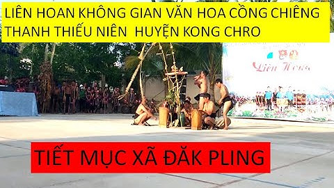 LIÊN HOAN KHÔNG GIAN VĂN HOÁ CỒNG CHIÊNG THANH THIẾU NIÊN HUYỆN KONG CHRO(TIẾT MỤC XÃ ĐĂK PLING)