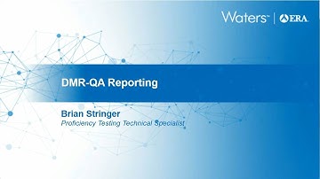 WEBINAR | DMR-QA Reporting