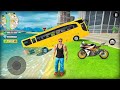 Public Transport Bus and Bike Driving in Open World Game - Android Gameplay