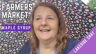 Farmers Market in the Rain