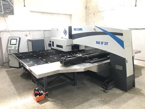 New Accurl CNC turret punching machine 30 ton was installed in Armenia