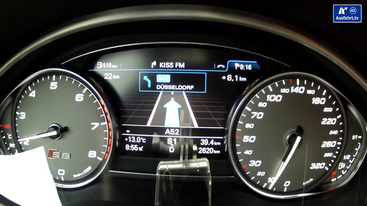 audi s8 2010 2014 Audi S8 | 0-200 kmh Beschleunigung | 0-136 mph acceleration